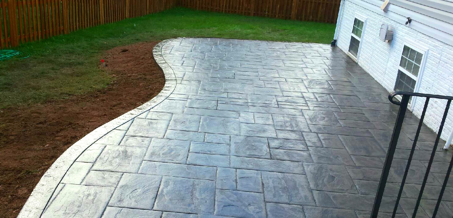 Curved Concrete Patio | Blackwater Concrete