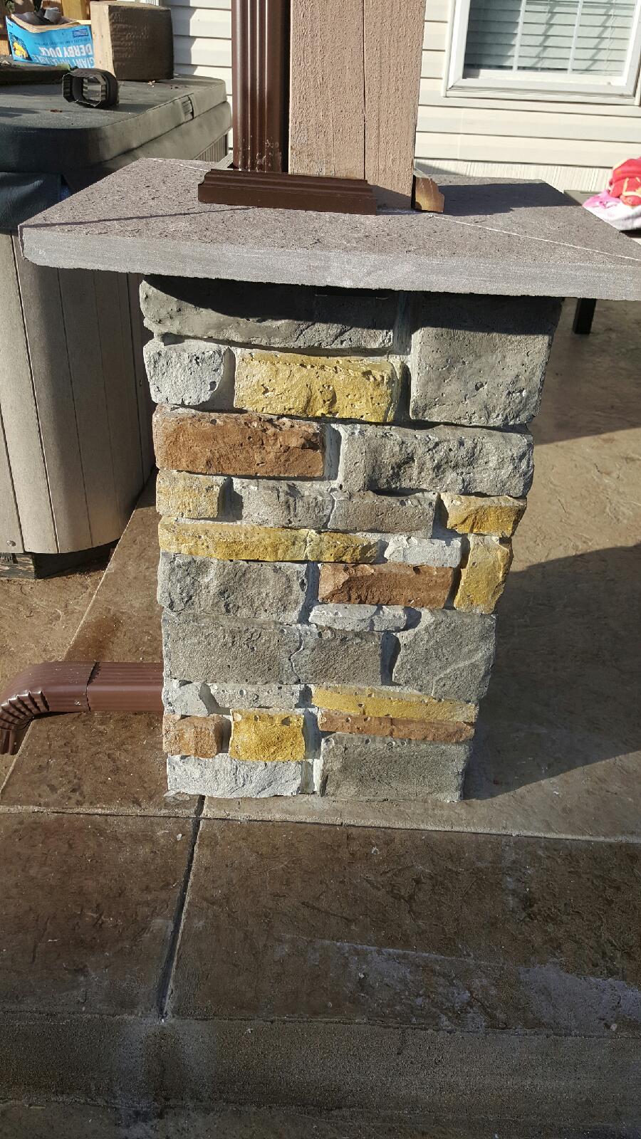 Custom Concrete Columns | Blackwater Concrete | Virginia