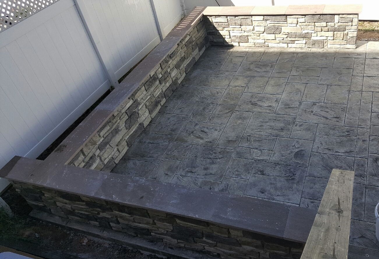 Custom Knee Walls in Northern Virginia Blackwater Concrete