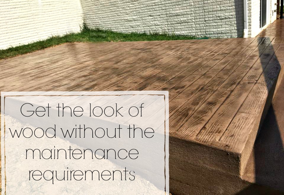 Concrete that Looks Like Wood Blackwater Designer Concrete