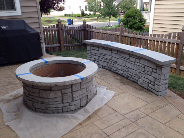 Diy Fire Pit Dangers Blackwater, How To Build A Fire Pit Over Concrete